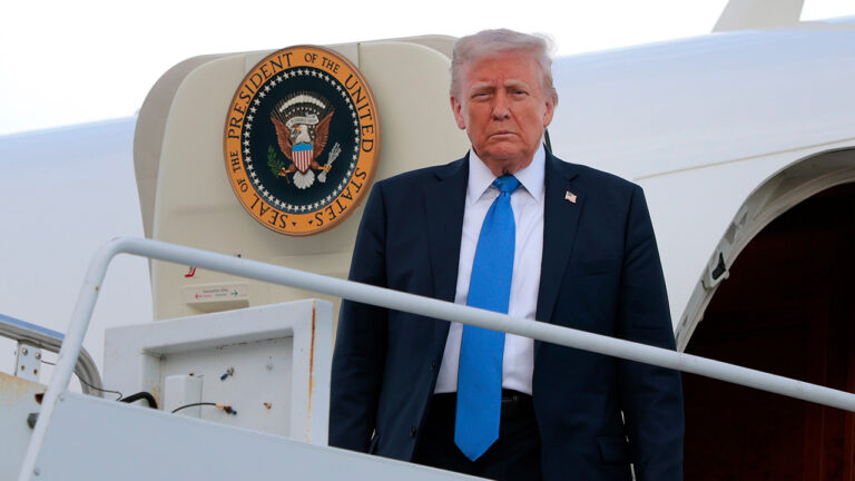 MOMENTS AGO: Trump takes questions as Abrego-Garcia faces human trafficking charges