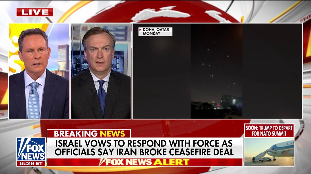 Israel vows to retaliate with force after claims Iran broke ceasefire deal