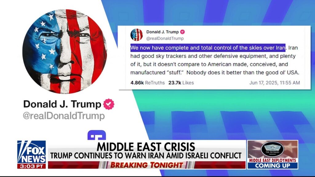 US strikes against Iran are on the table, senior White House official says