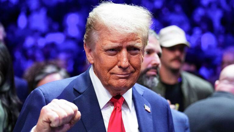 WATCH LIVE: President Trump attends UFC event in Newark, New Jersey