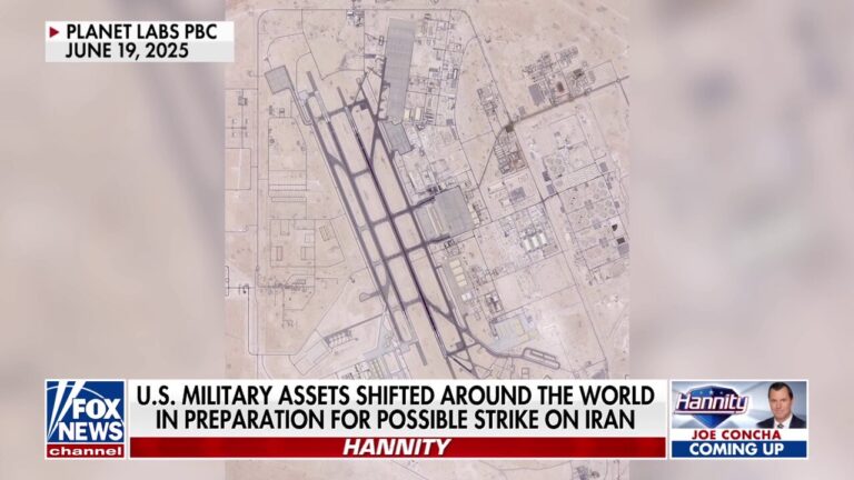 US military assets shifted around amid Middle East conflict