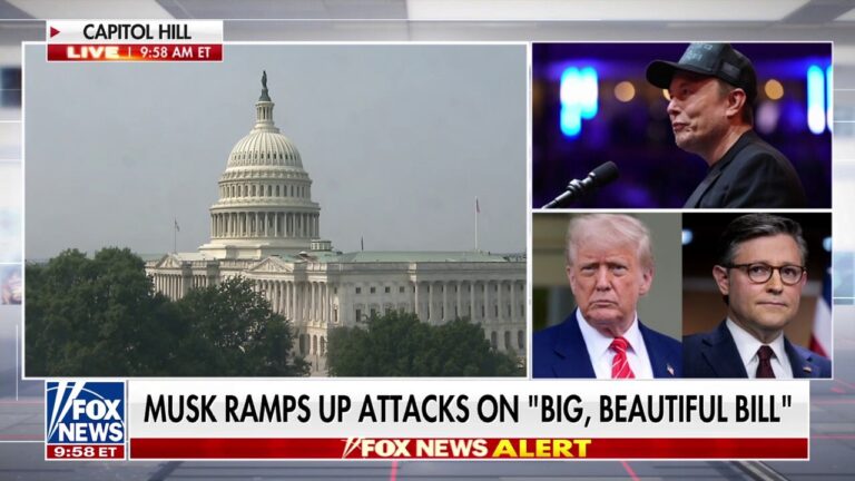 GOP 'exasperated' by Musk's attacks on 'big, beautiful bill'