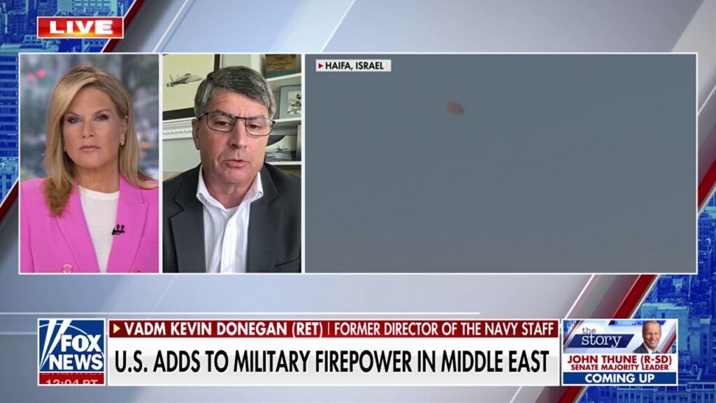 Israel has gone after this mission in a unique way, Vice Admiral Kevin Donegan explains