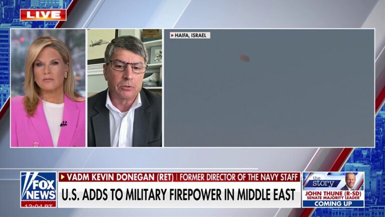 Israel has gone after this mission in a unique way, Vice Admiral Kevin Donegan explains