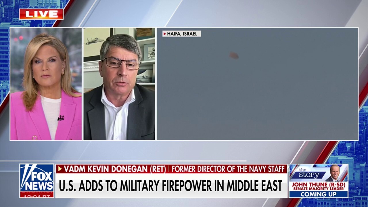Israel has gone after this mission in a unique way, Vice Admiral Kevin Donegan explains