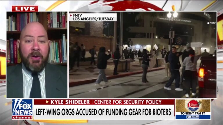 Trump vows to uncover who's funding LA riots as left-wing organizations hand out care packages