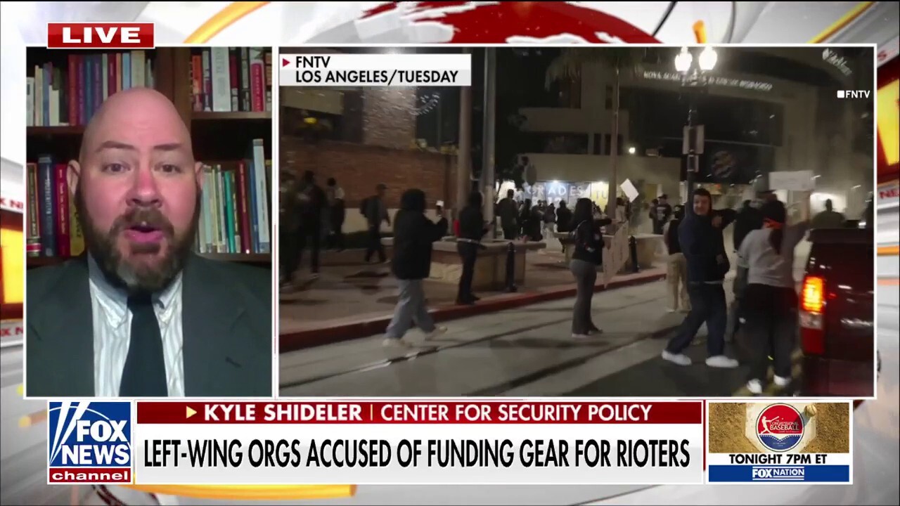 Trump vows to uncover who's funding LA riots as left-wing organizations hand out care packages