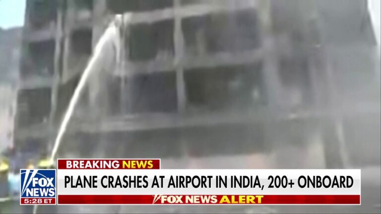 Air India plane with over 200 onboard crashes near airport