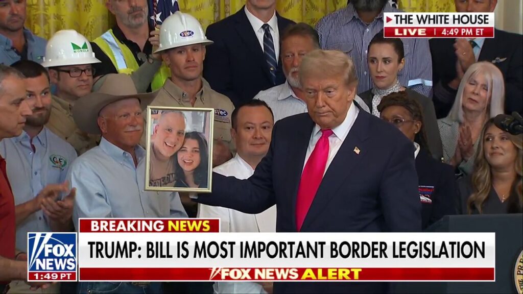 Trump spotlights parents who have lost kids as result of open borders during 'big, beautiful bill' event