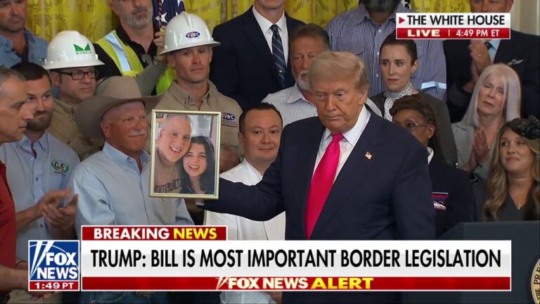 Trump spotlights parents who have lost kids as result of open borders during 'big, beautiful bill' event