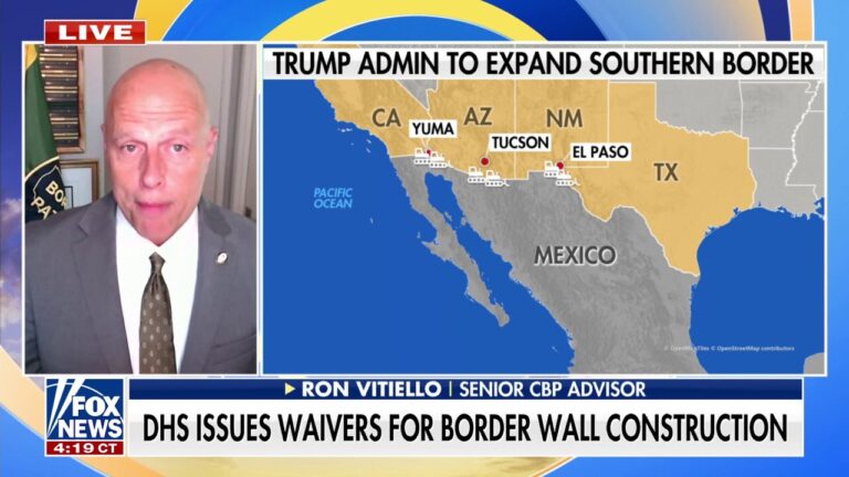 Trump admin expanding border wall construction amid crackdown on illegal immigration