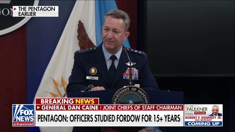Gen. Caine reveals details of massive Patriot missile engagement against Iran