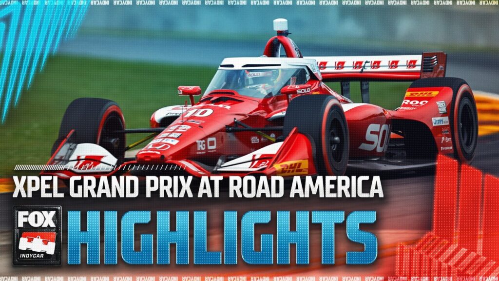 NTT INDYCAR SERIES: XPEL Grand Prix at Road America Highlights | INDYCAR on FOX