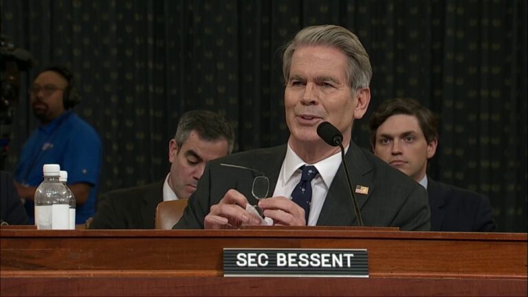 Democratic delegate, Bessent clash during heated hearing exchange