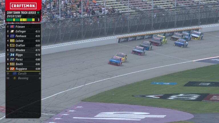 FINAL LAPS: Stewart Friesen wins DQS Solutions & Staffing 250 at Michigan International Speedway | NASCAR on FOX