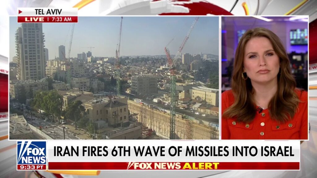 Iran fires 6th wave of missiles into Israel as anticipated ceasefire expected to take effect