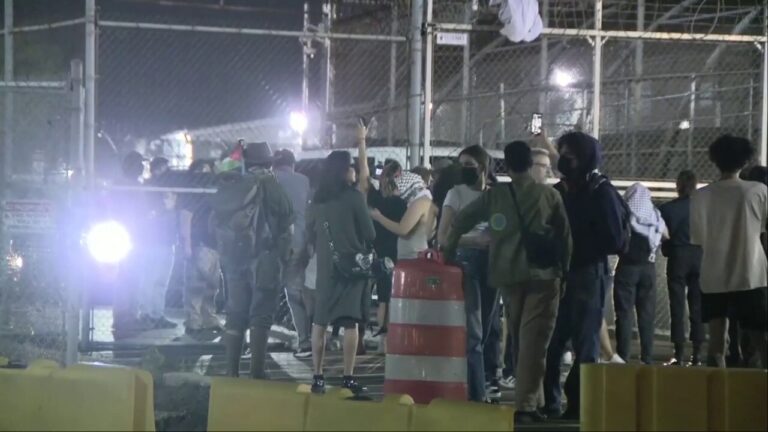 Anti-ICE protesters gather outside illegal immigrant detention center in New Jersey