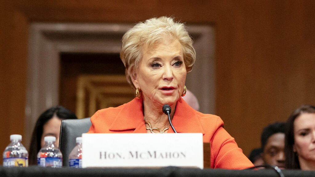 WATCH LIVE: Trump’s education chief makes her case to revive America’s education dominance