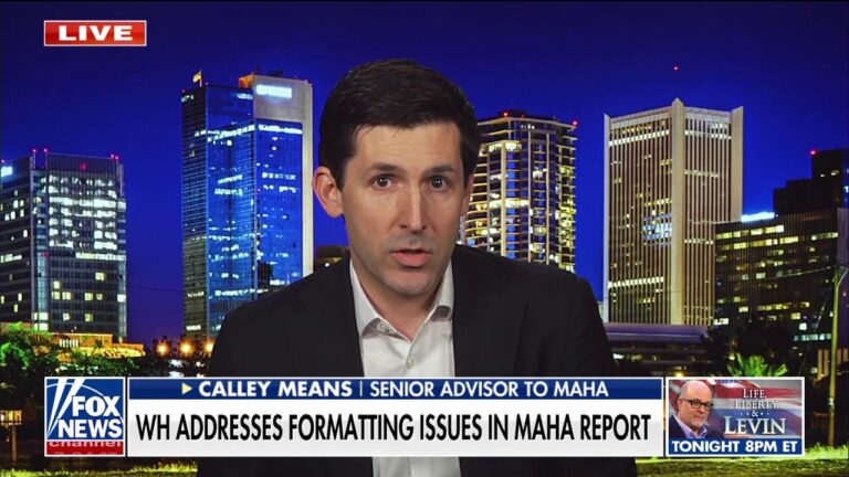 Media, medical establishment are 'breaking their necks' over MAHA report, senior advisor says
