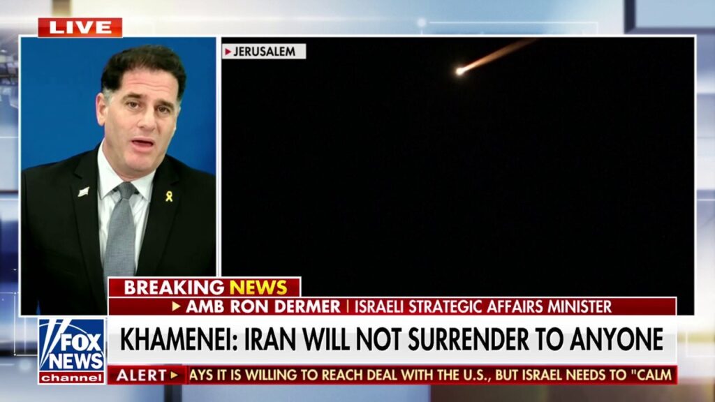 Amb. Ron Dermer says Trump 'isn't taking Iran's threats seriously'