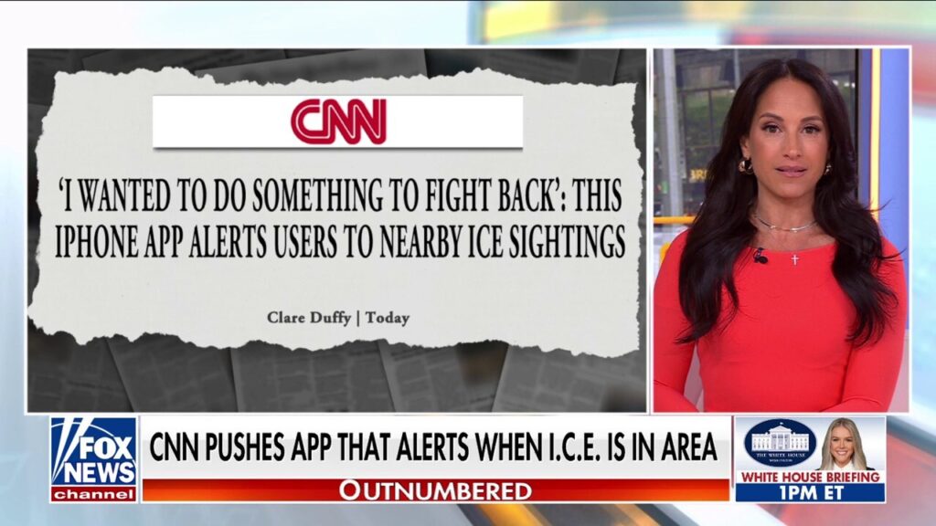 CNN promotes app alerting ICE presence as agents face rise in attacks