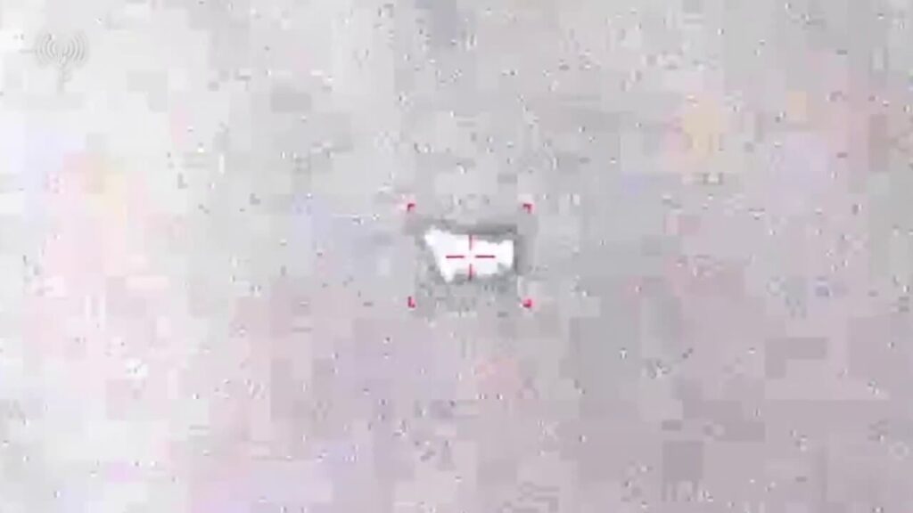 IDF naval ship intercepts drones launched from Iran
