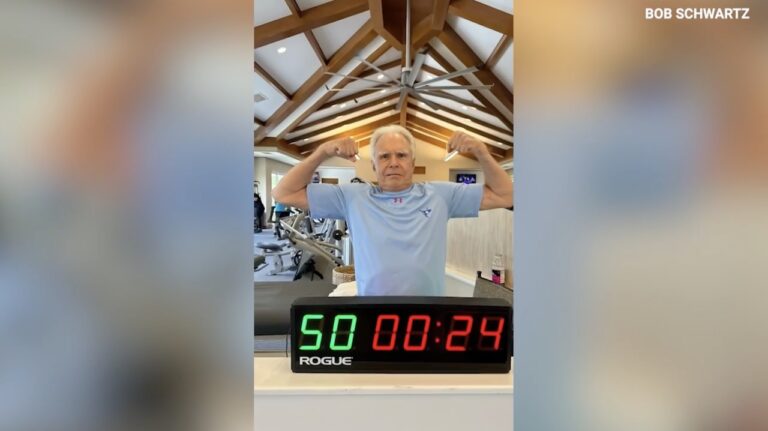 80-year-old Florida man holds a plank for 50 minutes, setting record for his age