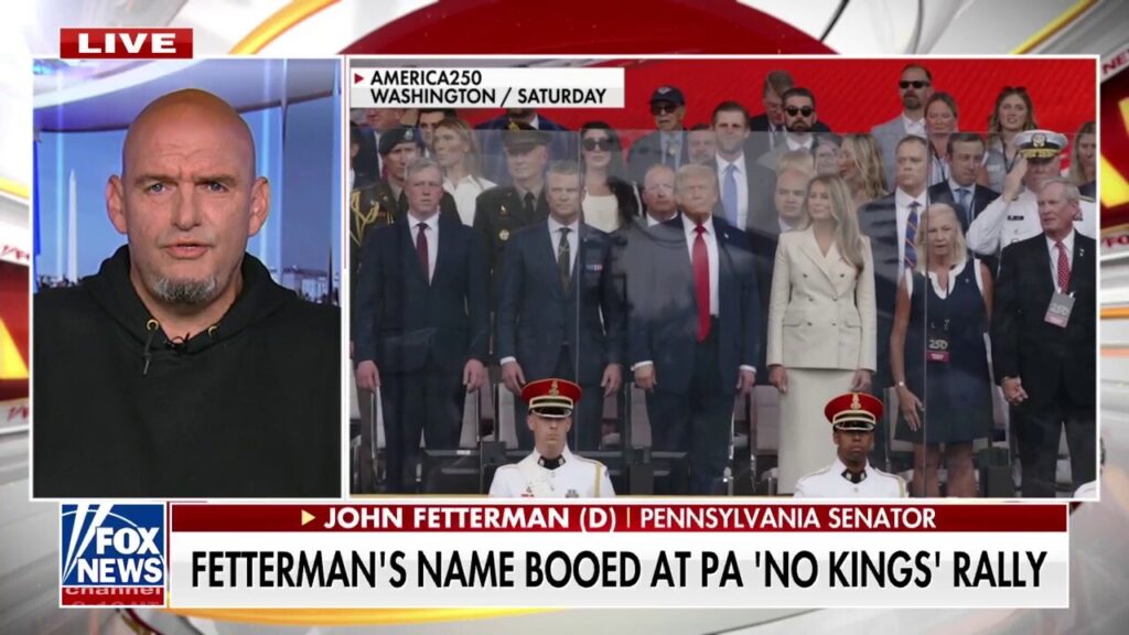 Fetterman says US must 'have Israel's back,' blasts Democrats' criticism of military parade