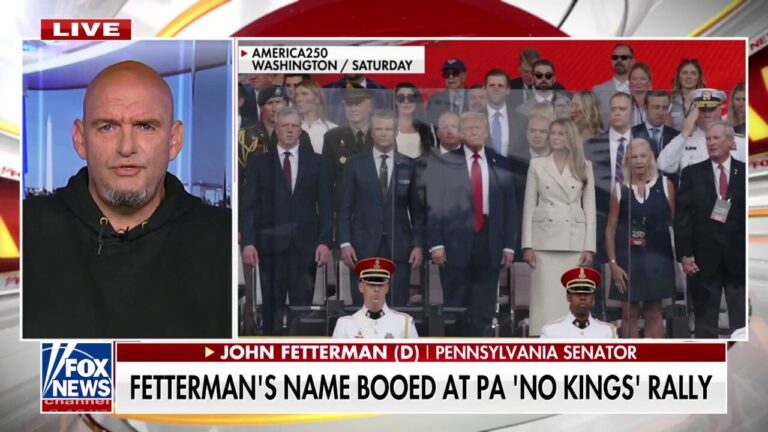 Fetterman says US must 'have Israel's back,' blasts Democrats' criticism of military parade