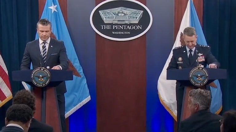 WATCH LIVE: Caine and Hegseth convened to assess threat updates on possible Iranian retaliation