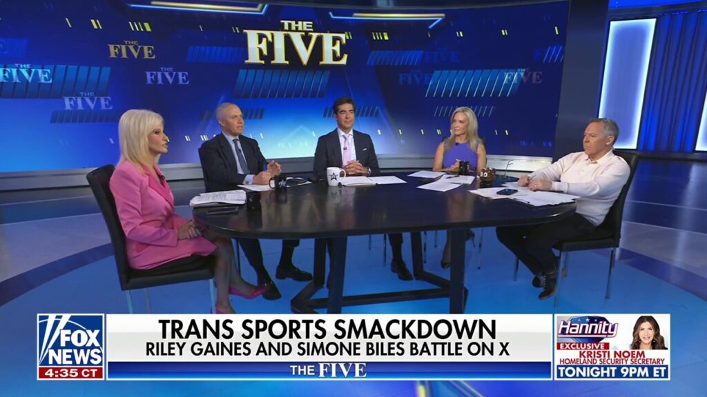 Greg Gutfeld calls Simone Biles a ‘coward’ for not standing up for women’s sports