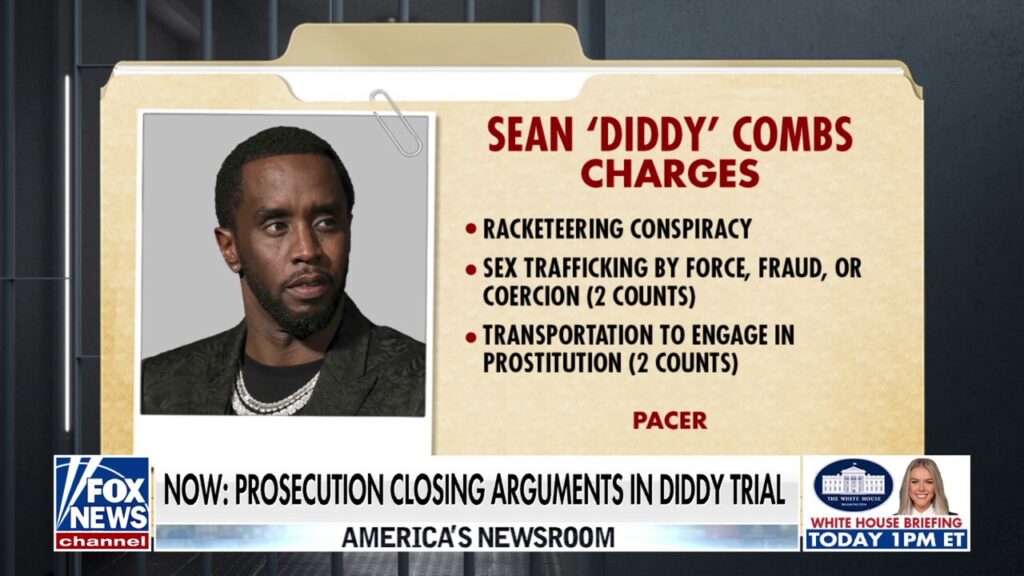 Prosecution's closing arguments underway in 'Diddy' trial