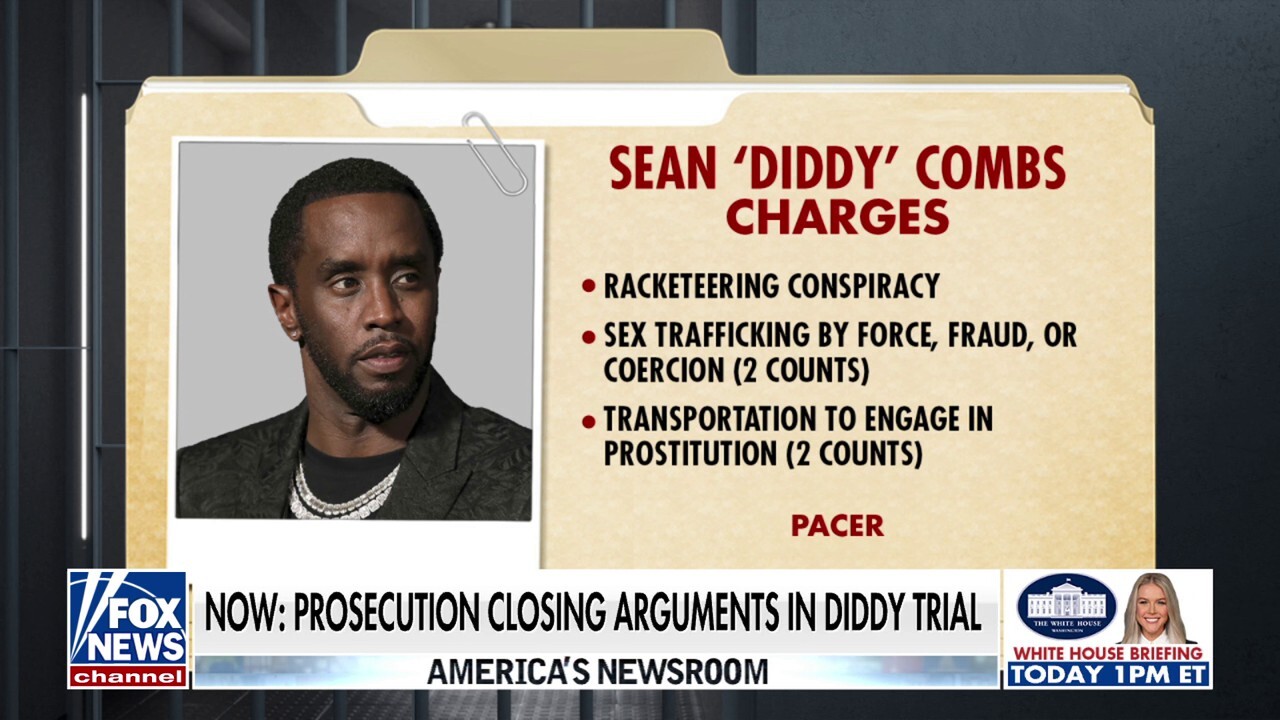 Prosecution's closing arguments underway in 'Diddy' trial