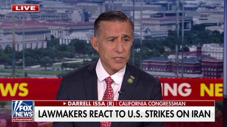 Trump not pushing for Iranian regime change, but for changing the way regime does business: Rep. Darrell Issa