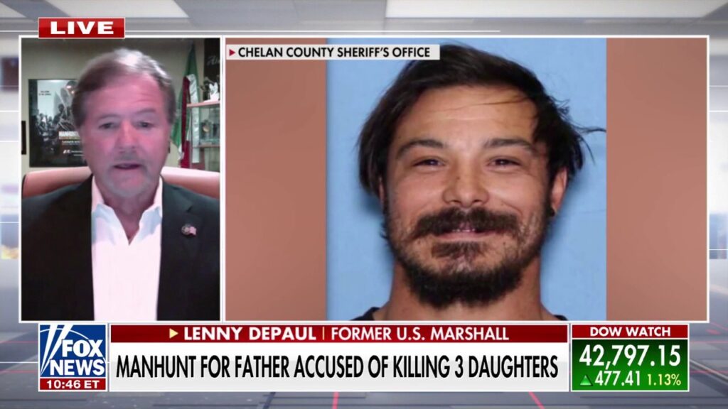 Father accused of killing 3 daughters is 'off the grid' as manhunt is underway, former US Marshal says