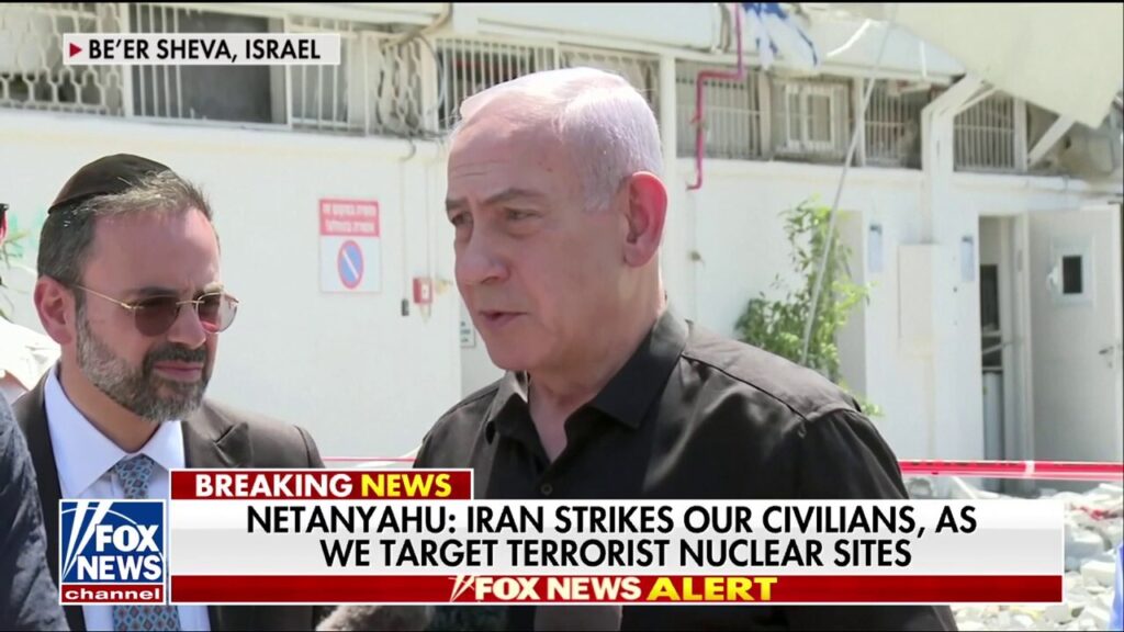 Netanyahu accuses Iran of intentionally targeting Israeli hospital