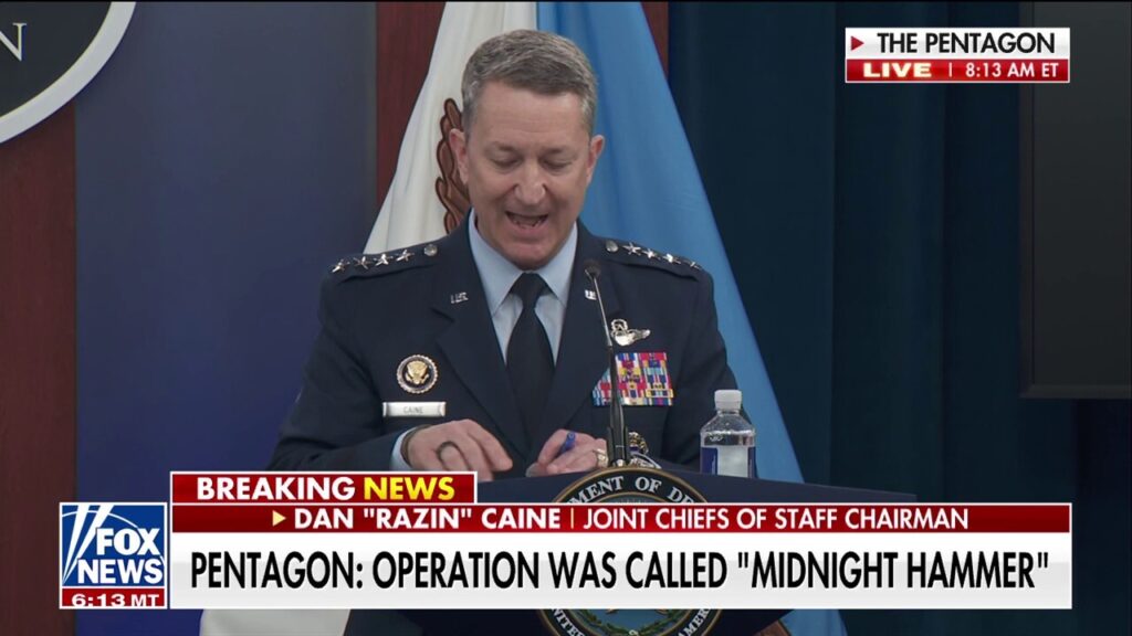 Sec. Hegseth, Gen. Caine reveal 'Midnight Hammer' operation details