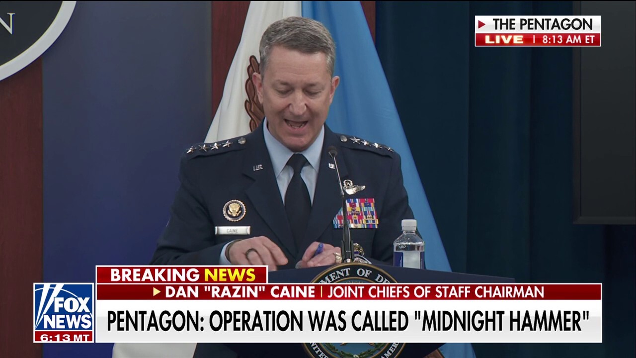 Sec. Hegseth, Gen. Caine reveal 'Midnight Hammer' operation details
