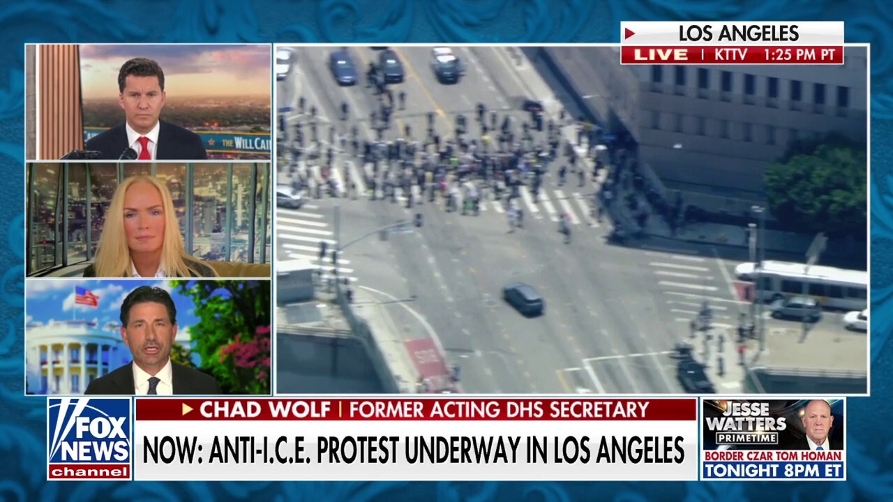 The situation in LA was ‘created by those on the left’: Chad Wolf