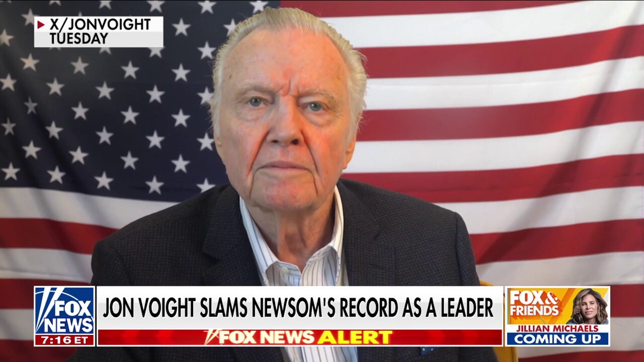 Jon Voight goes off on Gavin Newsom: 'You're nothing but a lying dog'