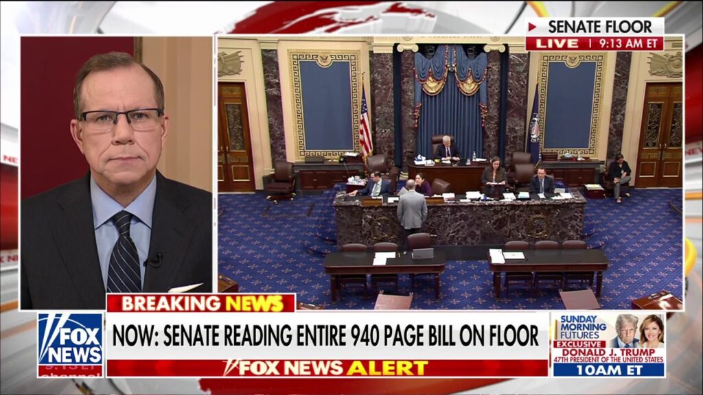 Senate reads entire Trump budget bill on floor