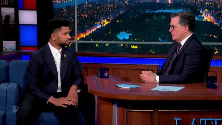 Stephen Colbert questions whether Florida's 'Stand Your Ground' law puts masked ICE agents at risk