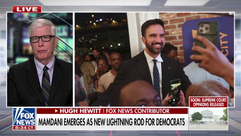 Hugh Hewitt issues bold warning on Zohran Mamdani's candidacy: 'Disaster for the Big Apple'
