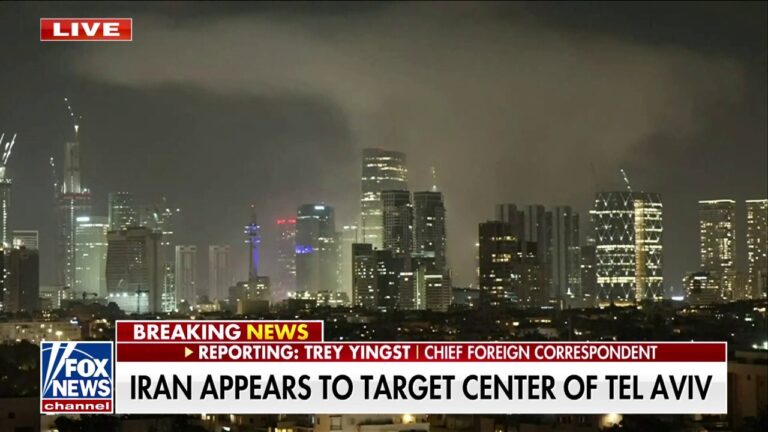Air raid sirens sound off as Iran begins retaliation on Israel