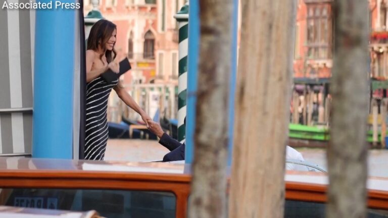 Jeff Bezos and Lauren Sánchez arrive in Venice, Italy ahead of their wedding day