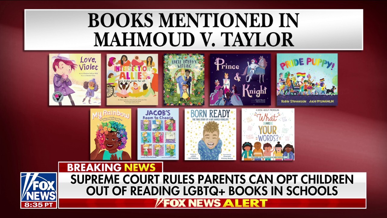 Supreme Court rules parents can opt-out of LGBTQ books in schools: 'Victory for parental rights'