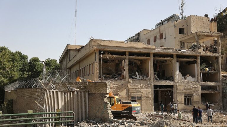 Iran acknowledges death toll from Israel's strike on notorious Evin prison