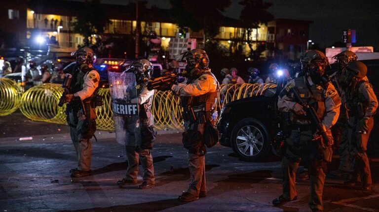 Trump says 'disrespect' toward National Guard in LA 'will not be tolerated': 'If they spit, we will hit'