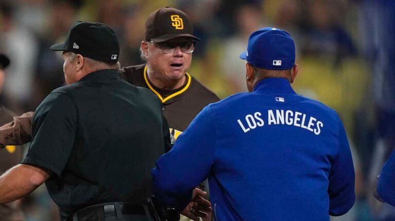 Hall of Famer Trevor Hoffman defends 'old-school' Padres-Dodgers rivalry after bench-clearing incident