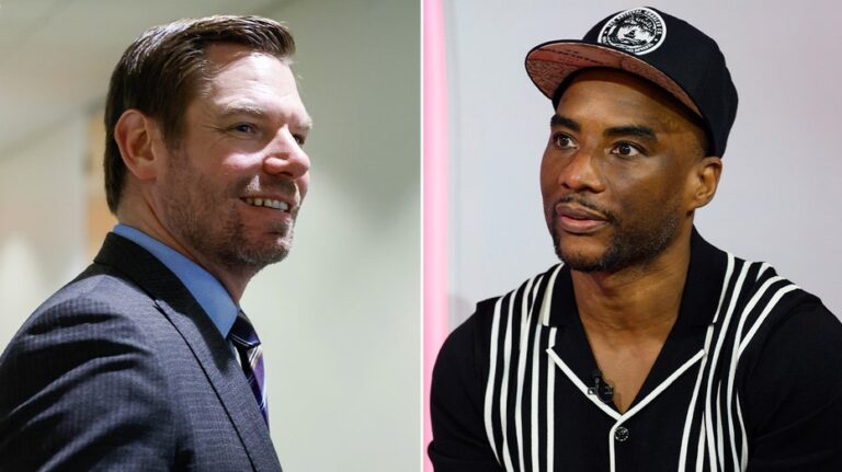 Charlamagne grills Eric Swalwell on why Dems should be trusted after they 'lied to us so long' about Biden